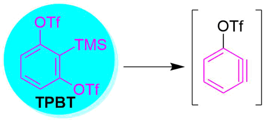 图1. TPBT及其芳香炔中间体结构