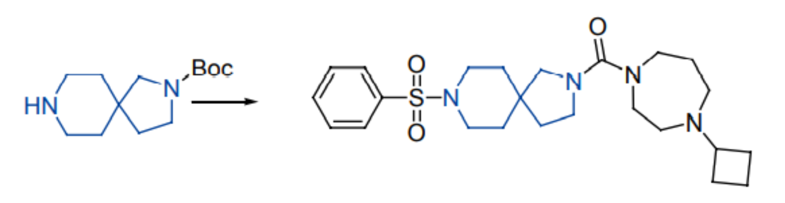 螺环哌嗪和二氮杂酰胺的合成