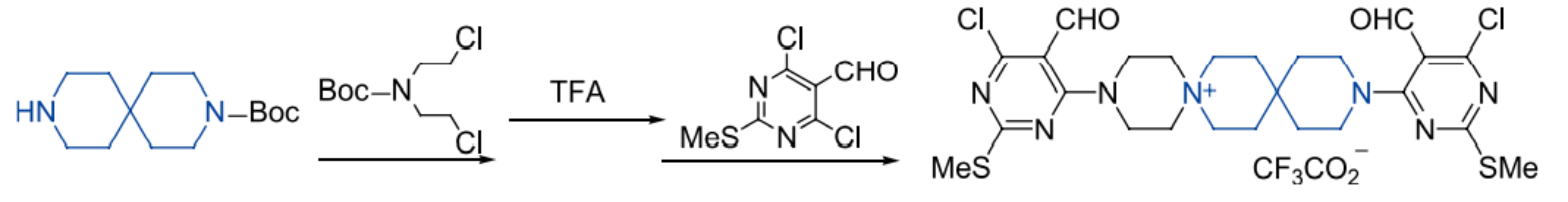 [6+6]螺环化合物用于合成粘结胺类似物