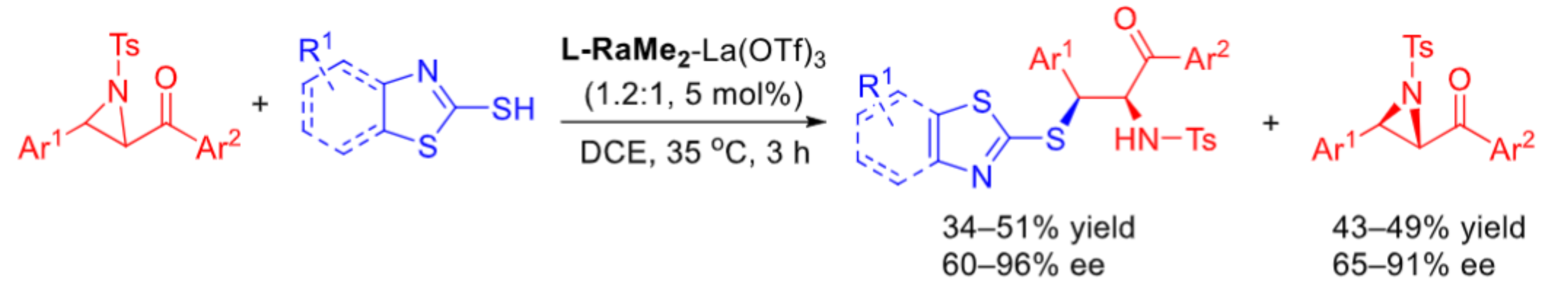 β-氨基硫醚生成<sup>[1]</sup>