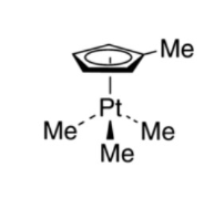 图1  (三甲基)甲基环戊二烯合铂(IV)结构式