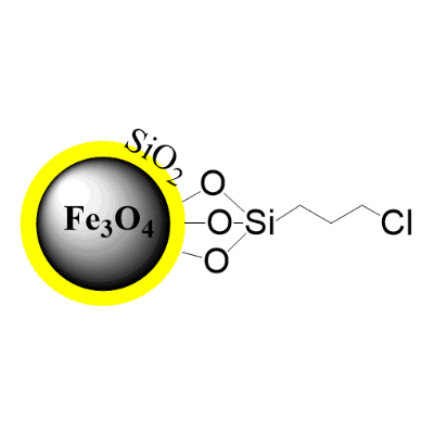 Si-Cl 氯丙基修饰磁珠, 10 mg/ml 在无水乙醇中, 360 - 440 nm
